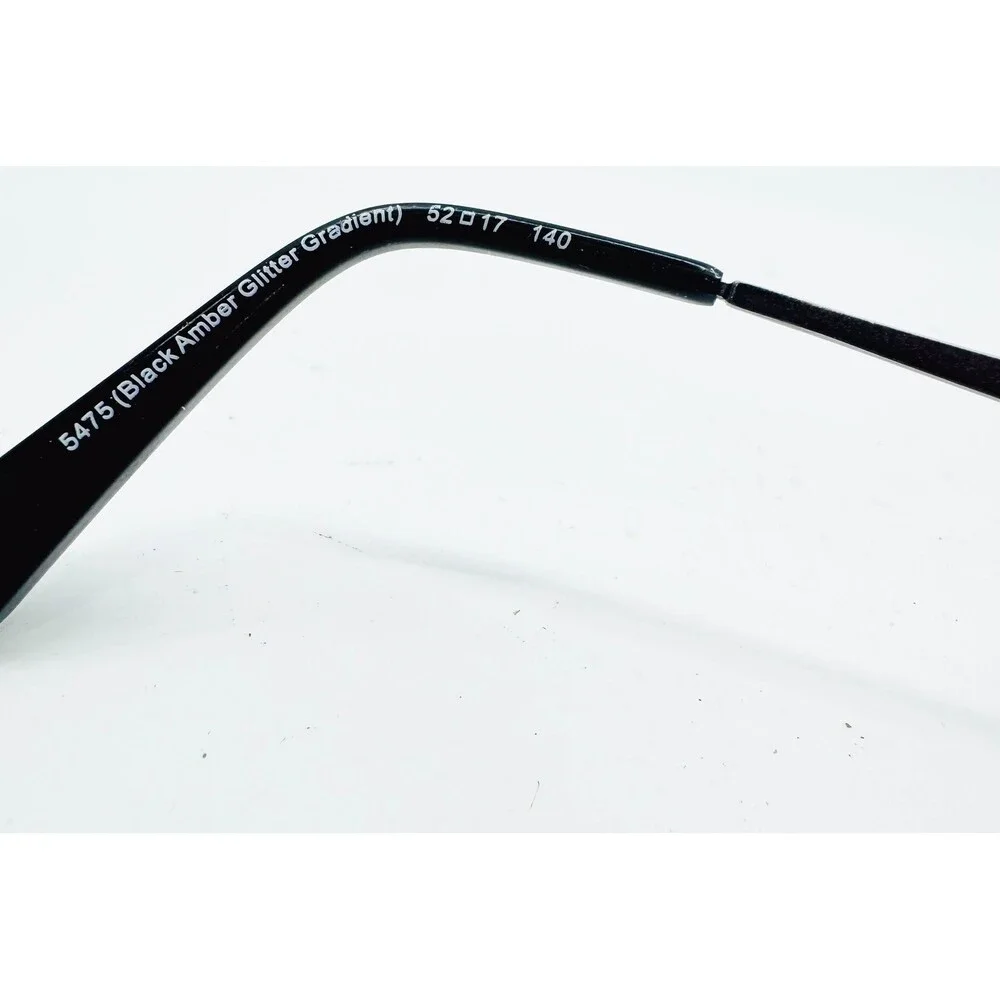 Coach Eyeglasses Womens Black Amber Gradient HC 6107 5475 52-17-140